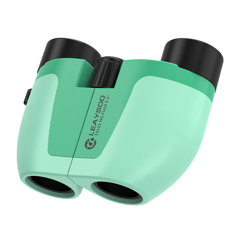 Leilong Yueying 10X22 Green Children's Mini HD High-Power Binoculars Portable Kids Gift