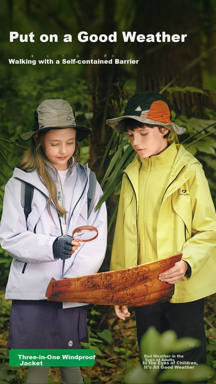 BALABALA Children's Clothing, Kids' Lightweight Jacket, Boys And Girls Outerwear, Autumn 2025 Two-Piece Set 2