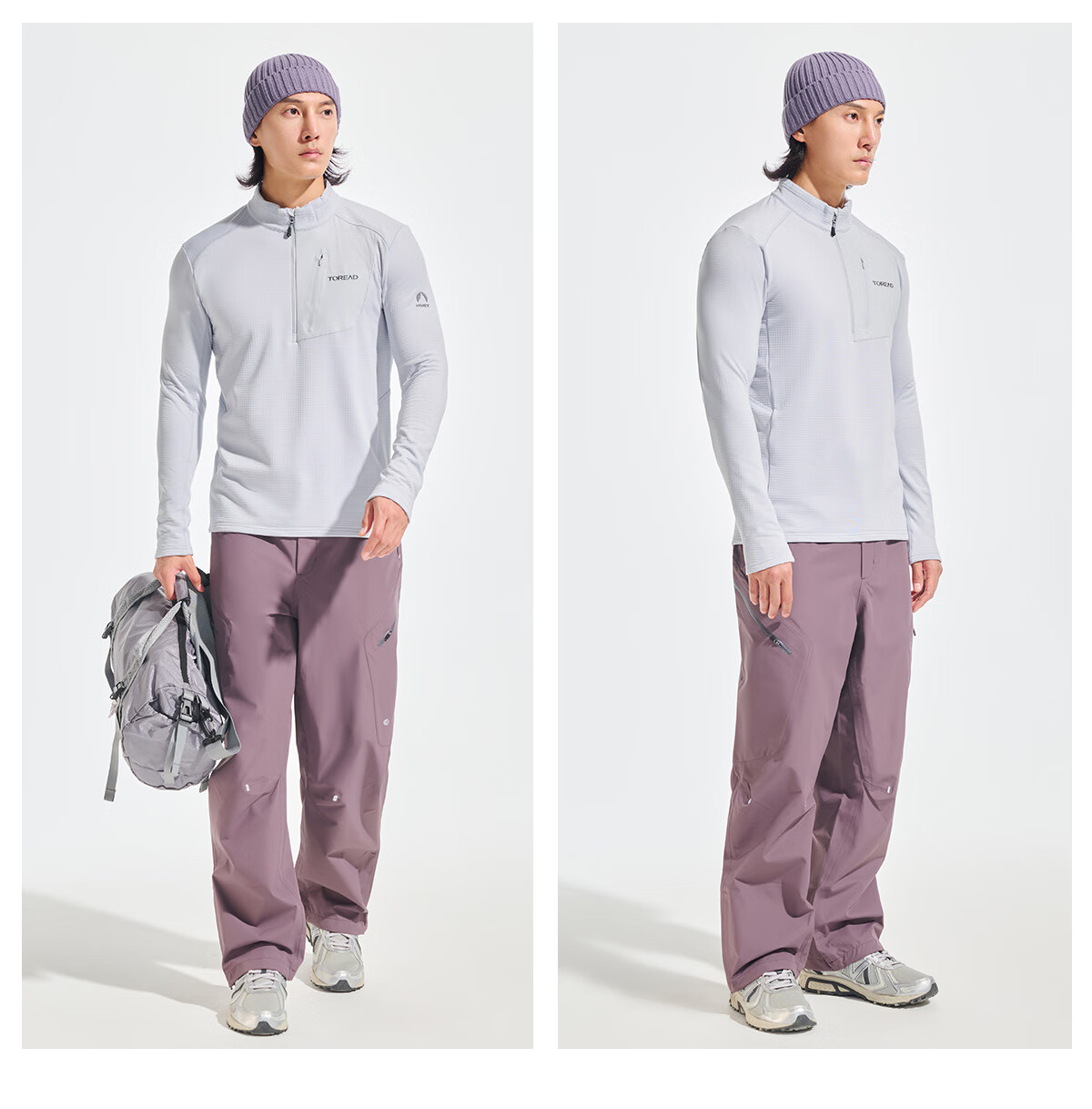 TOREAD Fleece Jacket 25 Autumn Winter Lightweight Pullover Anti-Static Warm Casual Base Layer TACCAN91005 9