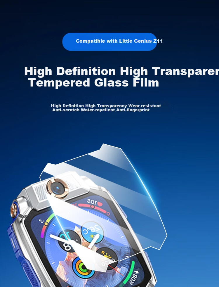 Aolang Xiaotianc Z11 Protective Case, Shockproof And Impact Resistant, TPU Full Coverage Protection, Original Phone Mold, Children's Smartwatch Protective Cover, Translucent Pink 1
