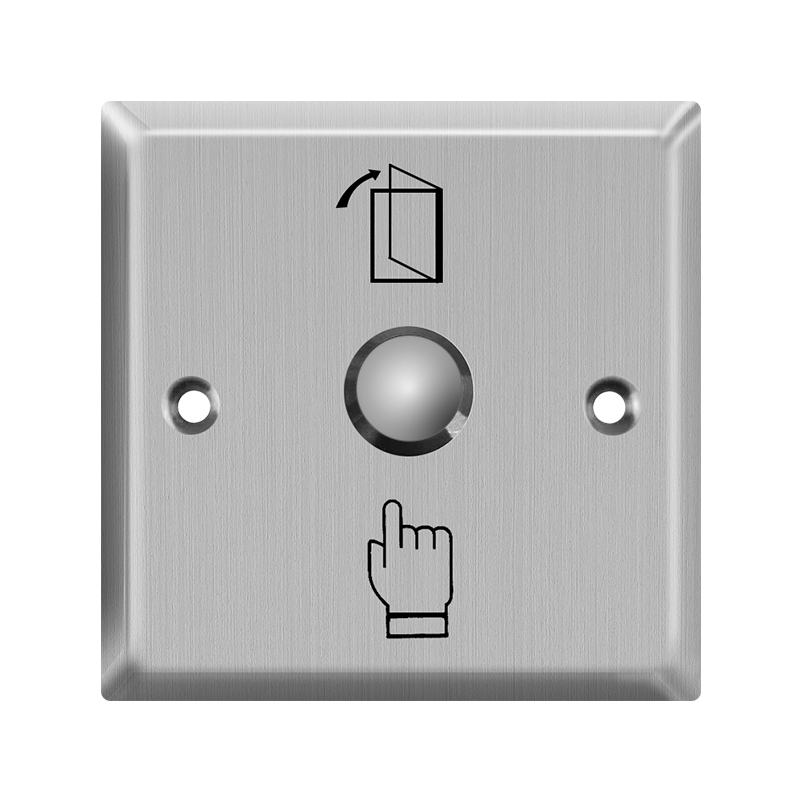 GS GSON Access Control Switch Button Panel Attendance Machine Exit Button 86 Stainless Steel Model