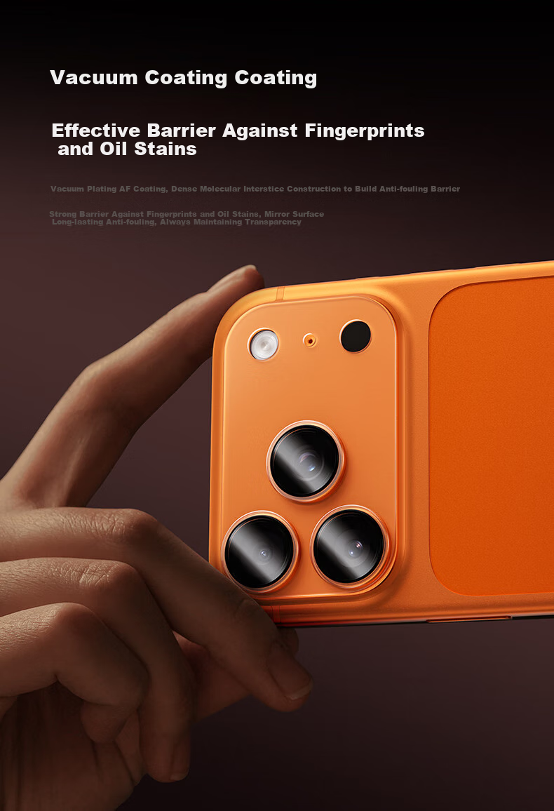 Benks [AR Enhanced Transparency], Suitable for Apple 17 Lens Film, IPhone 17/16 Rear Camera Full Transparency Wear-Resistant Anti-Scratch Integrated Protective Film 13