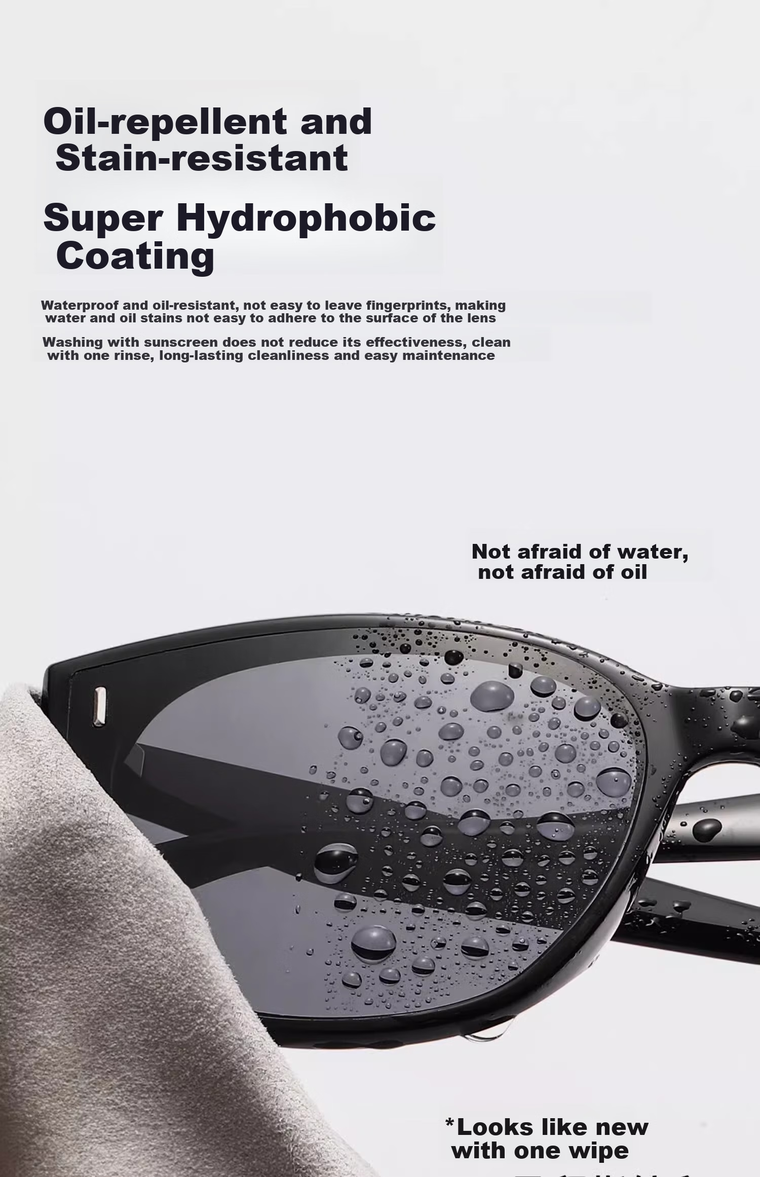CAPONI Polarized Sunglasses for Women, Myopia Glasses, UV Protection, Driving Glasses, High-End Look, Face-Slimming Effect 19