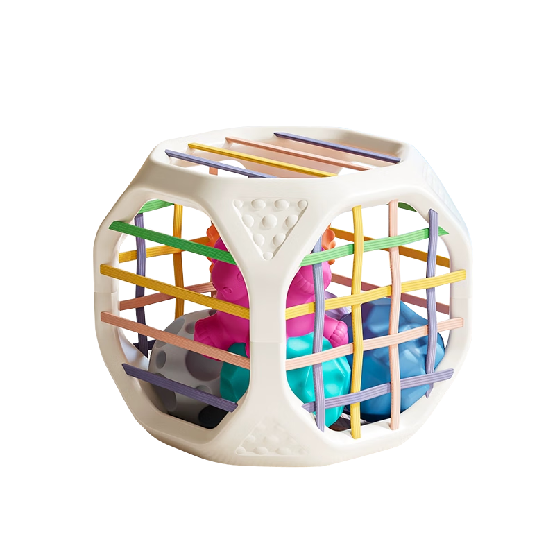 Guangduolasesele Baby Toy 0-1 Year Old Newborn Hand Grasping Ball Sensory Training Montessori Early Education Gift
