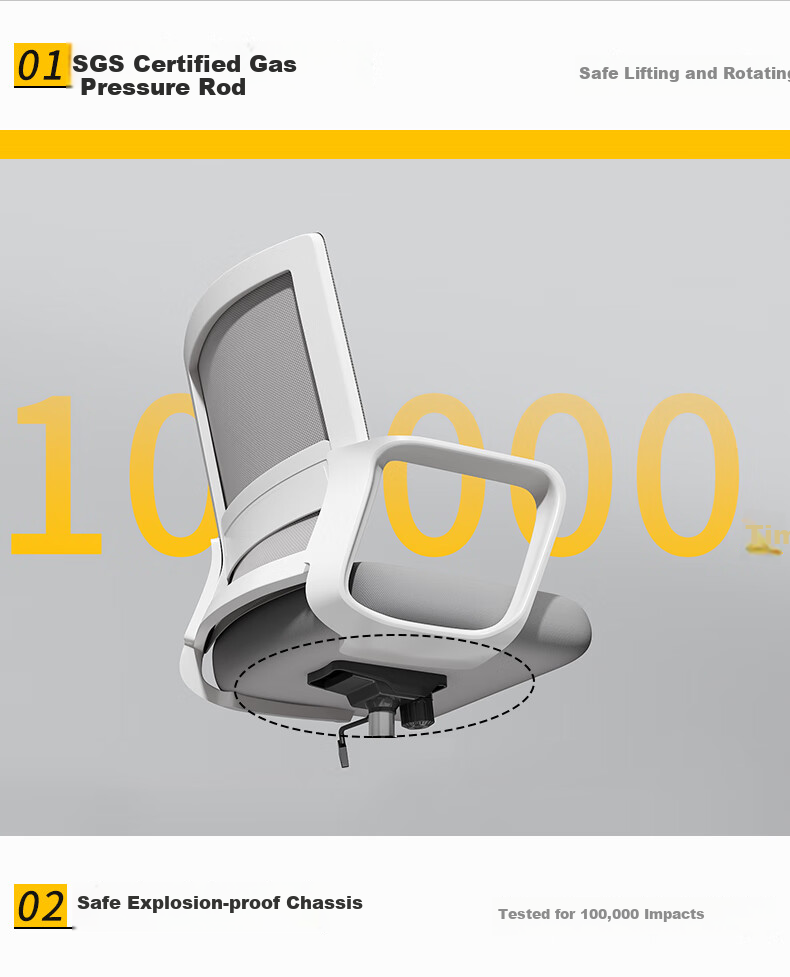 SGMW Computer Chair, Home Office Chair, Ergonomic Chair with Backrest, Swivel Chair, Executive Chair, Gaming Chair 15