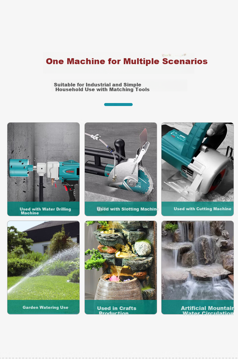 Boda Brushless Small Water Pump Grooving Machine, Water Drill, Water Pump, Small Water Pumping Machine, Cutting Machine, Miniature Water Suction Pump 3