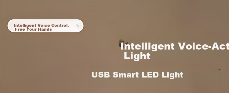 Datouren Voice-Controlled Night Light, Smart Voice Lamp, Bedside Lamp, Bedroom Night Light, Baby Mood Light, Motion Sensor Light, Small Table Fa 1