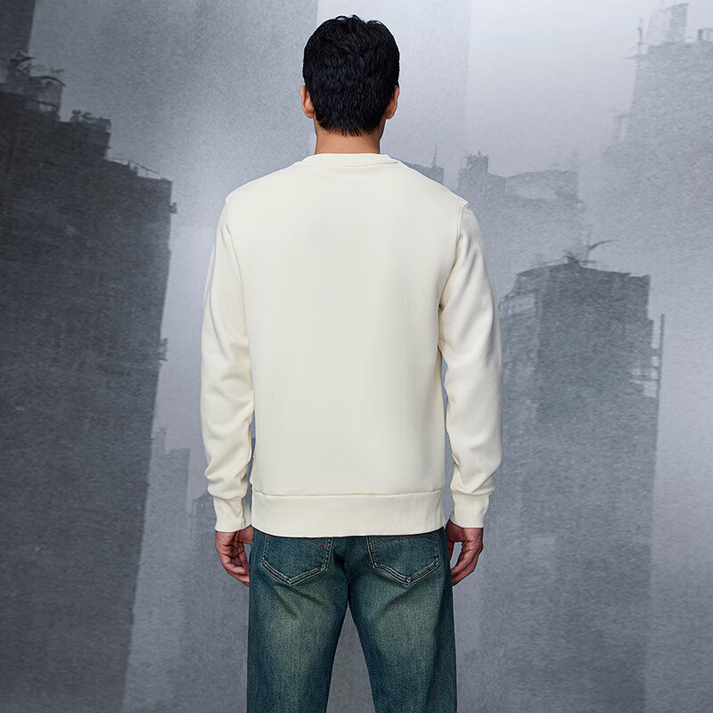 HLA Sweatshirt for Men, Winter Three Body · Hong'an Base Series, Fleece-Lined Long Sleeve, New Year's Editio