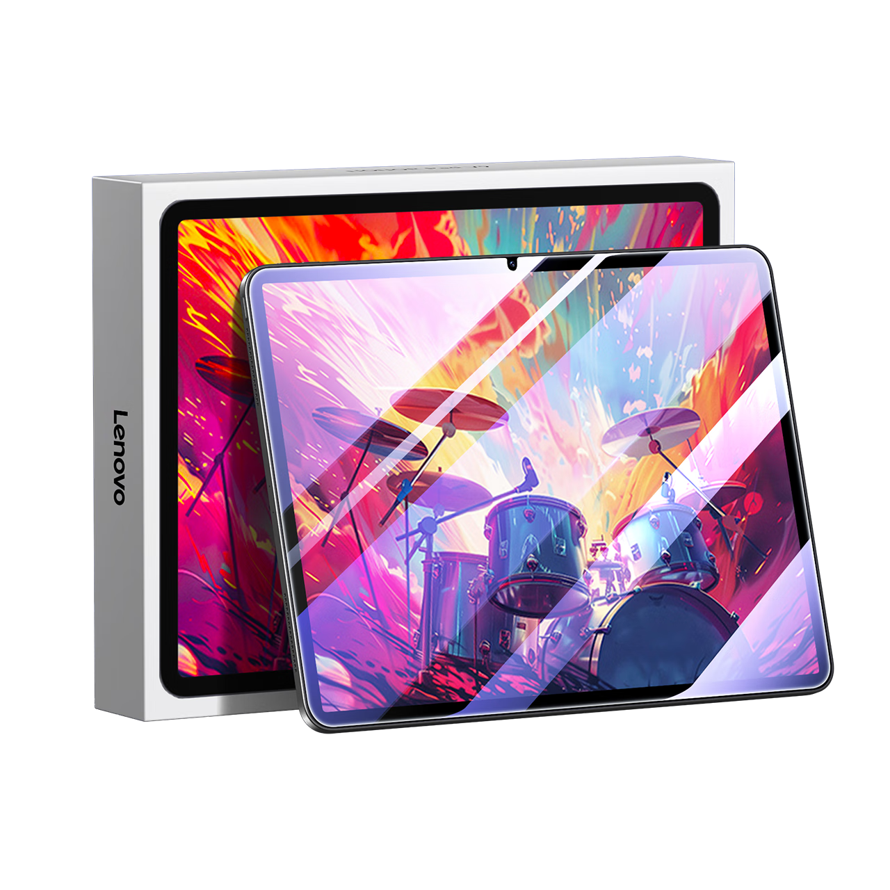BIAZE Tempered Glass Screen Protector for Lenovo Xiaoxin Pad Studio/Plus 2024/23 Model, Full Coverage Blue Light Blocking Anti-Scratch Anti-Fingerprint Protective Film for 11.5-Inch Tablet