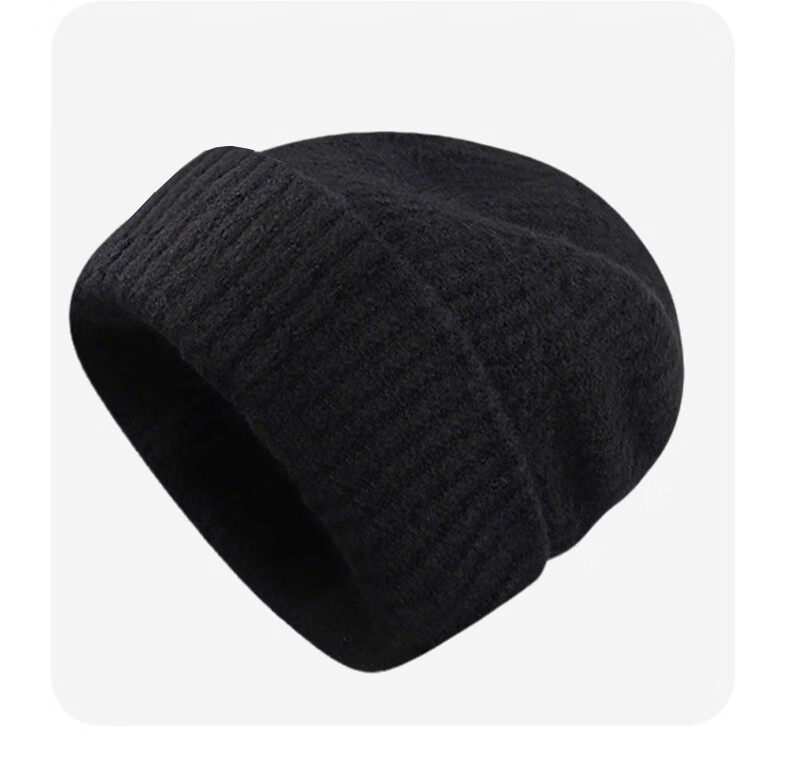 RED DRAGONFLY Women's Wool Knit Beanie Autumn Winter Warm Earflap Loose Fleece Thickened Wool Blend Slouchy Hat 3