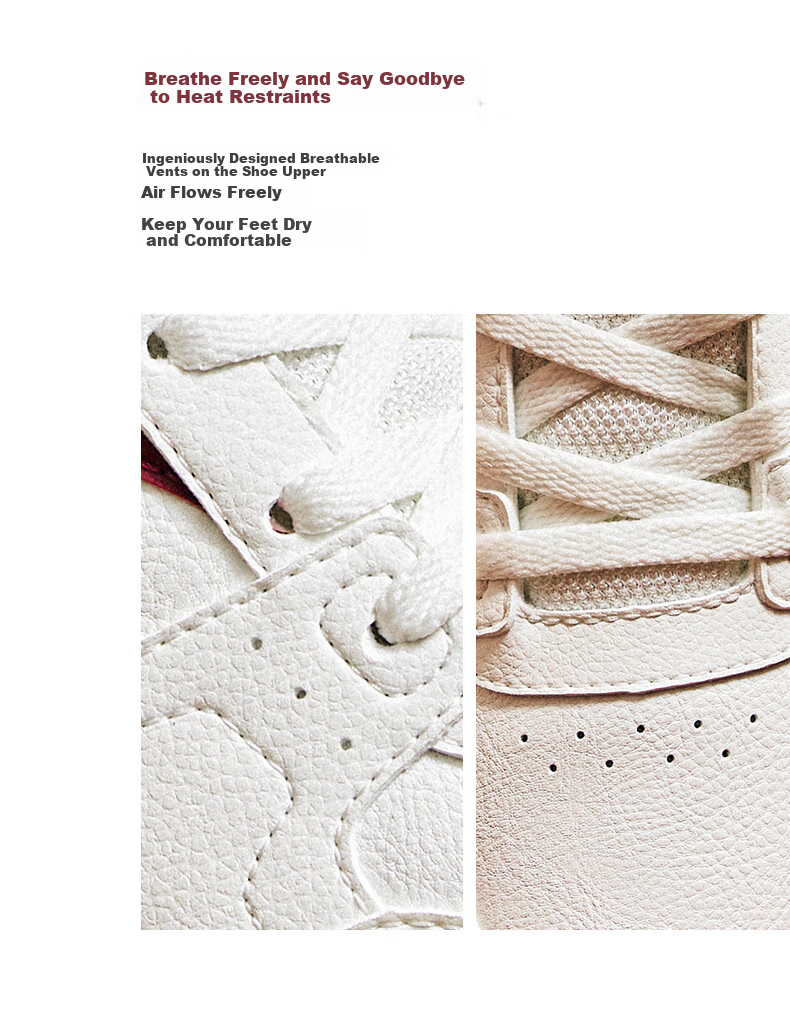 ANTA Yuan Nian 2.0 | Women's Thick-Soled Sneakers, Student White Shoes, Retro Trendy Height-Increasing Sports Shoes for Couples, Casual Shoes 6