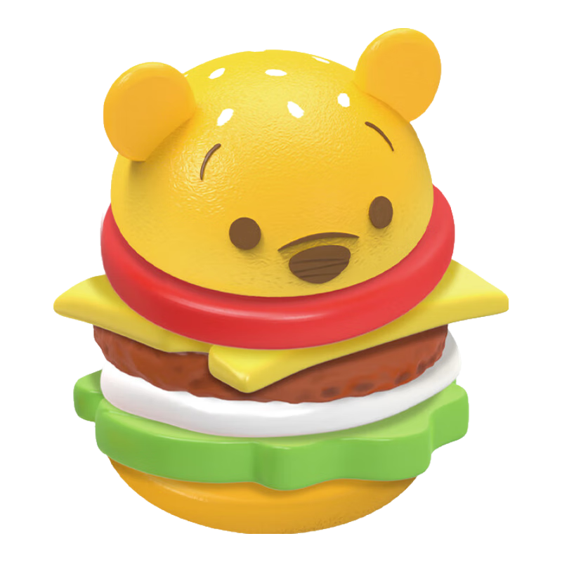 GOLDLOK Disney Tsum Tsum Burger Workshop Series Blind Box Figurine Toy for Boys and Girls Birthday Gift