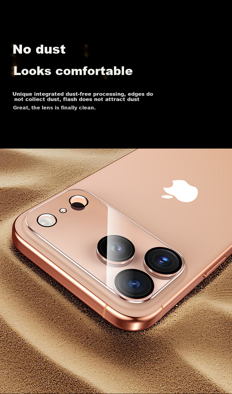 Baseus [AR Anti-Reflective | Full Lens Protection] IPhone 17 Pro Max Camera Lens Film, Apple 17 Pro Max Rear Camera Protective Film, High Definition, Scratch-Resistant, 2 Pieces Per Pack 5