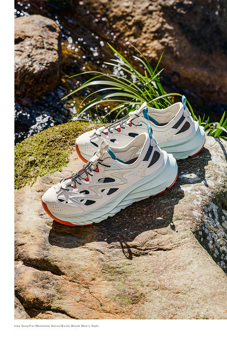 Anta Explore Outdoor Sandals | Summer Men's Water Trekking Shoes, Sports Sandals, Breathable Hiking Shoes, Non-Slip Mountaineering Casual Shoes 9