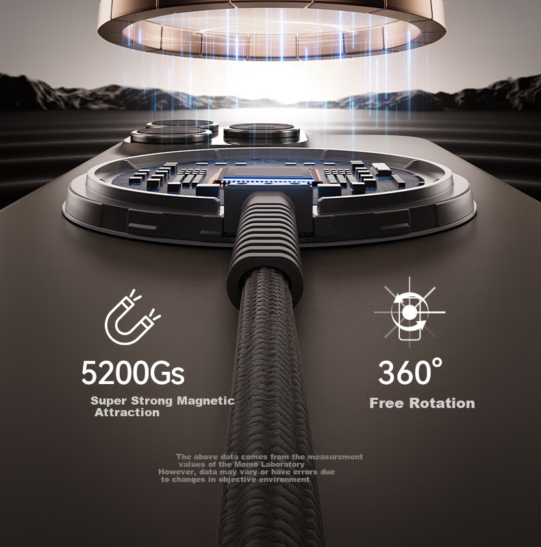 MOMAX [Compatible with IPhone 18] Wireless Charger MagSafe Magnetic Fast Charging, True 15W Apple IPhone 17/16/15 Pro Max Phone Earphones Desktop Charger 13
