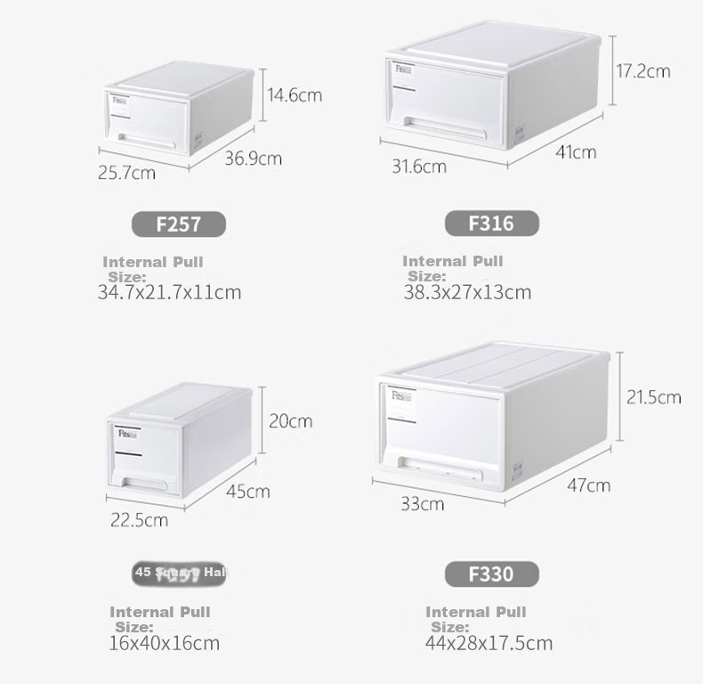 TENMA Modular Drawer Cabinet, Visible Storage Box, Underwear Organizer, Entryway Storage Drawer Unit 3