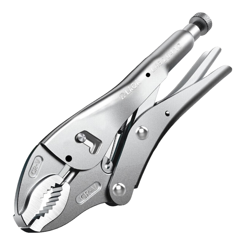 LAOA Old A Round-Nose Pliers, Two-Gear Wide-Jaw Gripping Pliers, Repair Pliers, Pressure Pliers, 10 Inches, LA320410