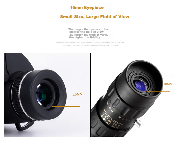 Leaysoo Xinma 12X25 High-Definition High-Magnification Binoculars for Smartphones, Professional Outdoor Waterproof Concert Portable Entomological Microscope 9