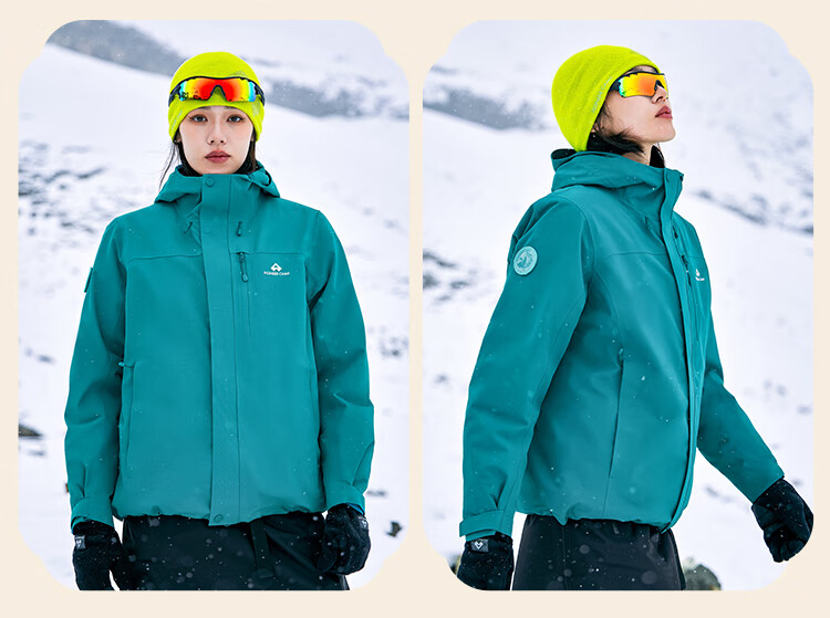 Pioneer Camp Qingniao Goose Down 3-in-1 Men's Winter Outdoor Windproof Waterproof Thickened Jacket Coat 19