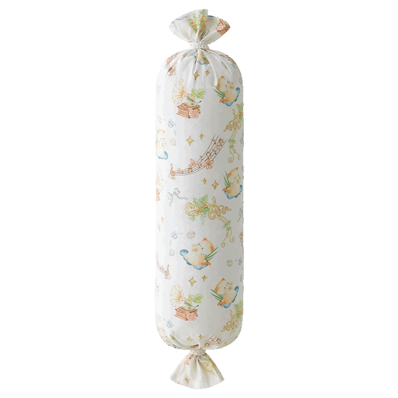 Shiyuejiejing Baby Comfort Pillow, Candy Pillow, Newborn Long Body Pillow, Side Sleeping Backrest, Digital Printed Pillow, Pink Island Sky
