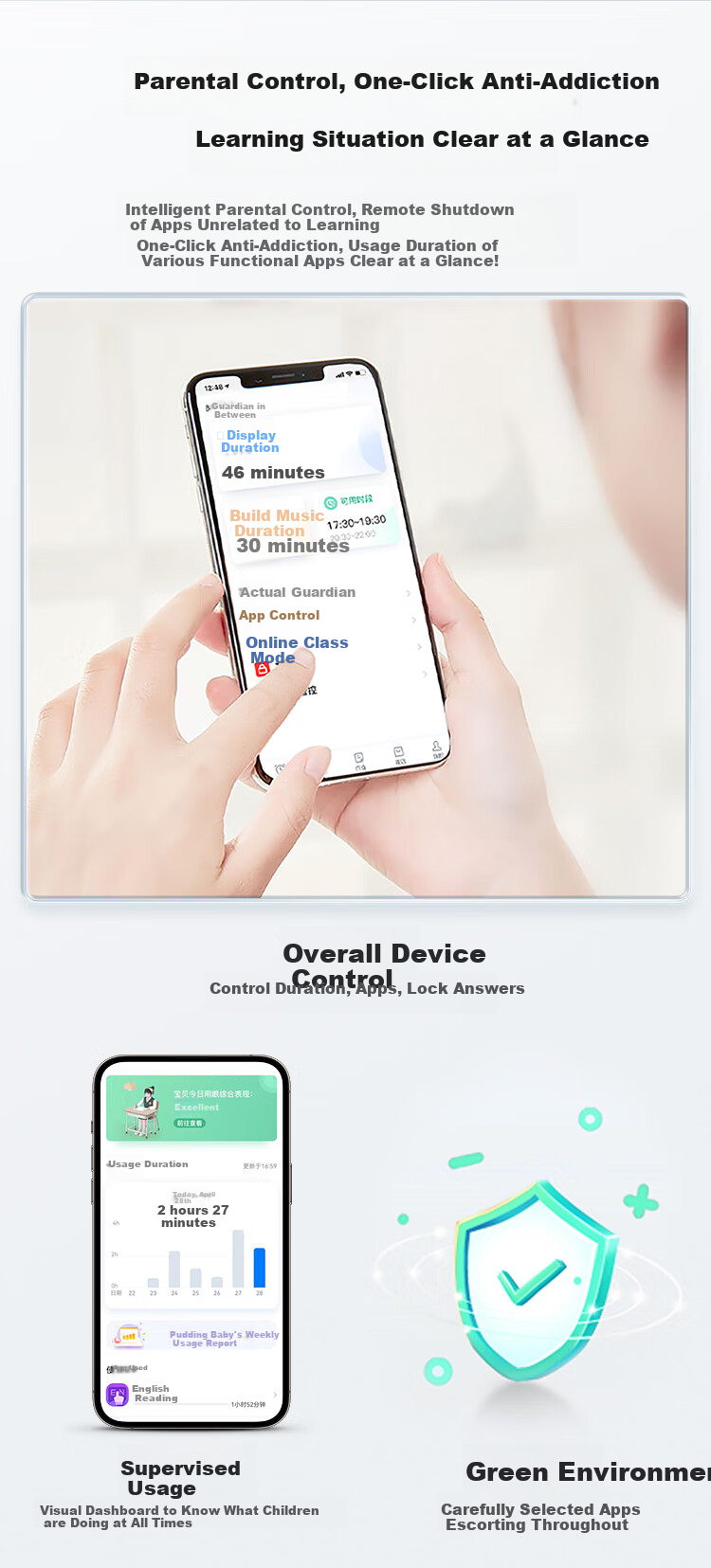 BBK AI Learning Machine S10 【New Release】AI Contextual Learning Super AI Xiaobu All-Age All-Subject Student Tablet 14.2-inch Eye Protection Large Screen 8+256GB 17