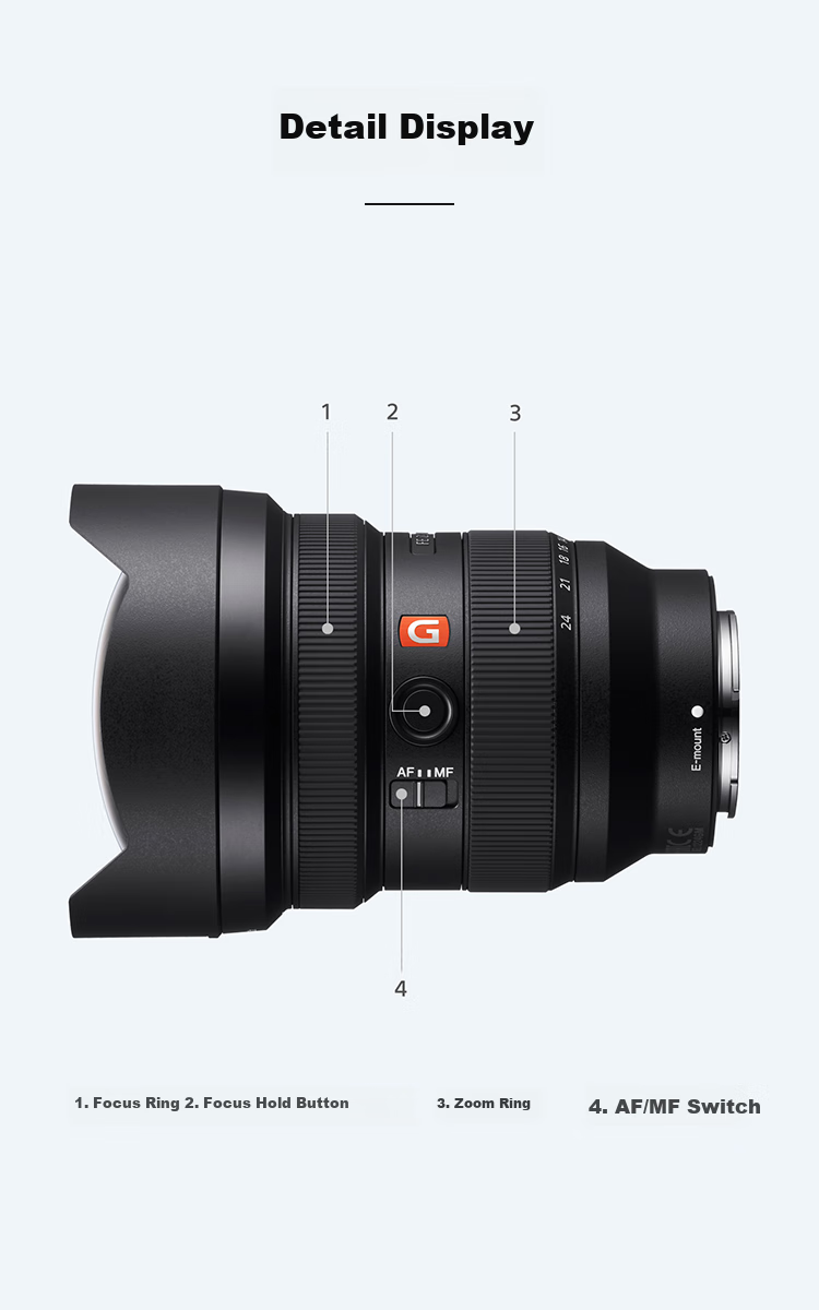 SONY FE 12-24mm F2.8 GM Full-Frame Ultra-Wide Constant Aperture Zoom Lens (SEL1224GM) 14