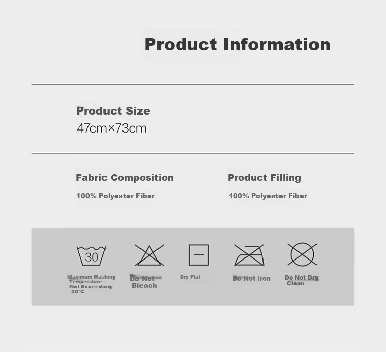LUOLAI Home Textiles Ultra-Soft Bedding Class A Antibacterial Jacquard Soft Hotel And Home Adult Pillow Core, Low Pillow, 47*73 11