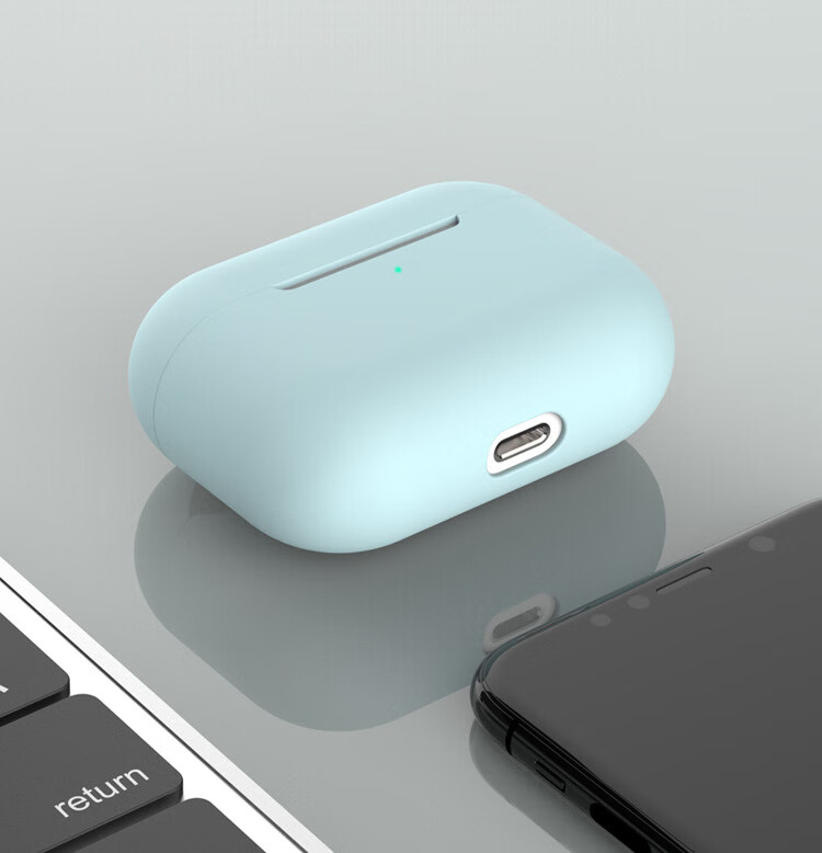 Sihuan Ke Compatible AirPods Pro 3 Case Apple AirPods Pro 3 Silicone Soft Case with Apple 3rd Gen Pro Bluetooth Earphone Case AirPods Pro 3 Case - Gray 3