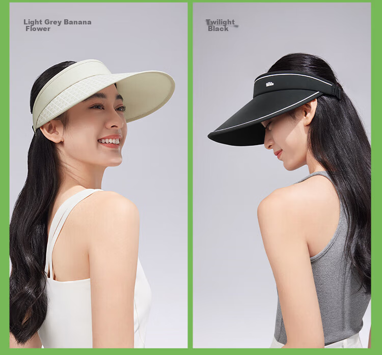 Beneunder Women's Sun Hat Open Top Sunshade Hat UV Protection Face Cover Fashionable Versatile Blue 25
