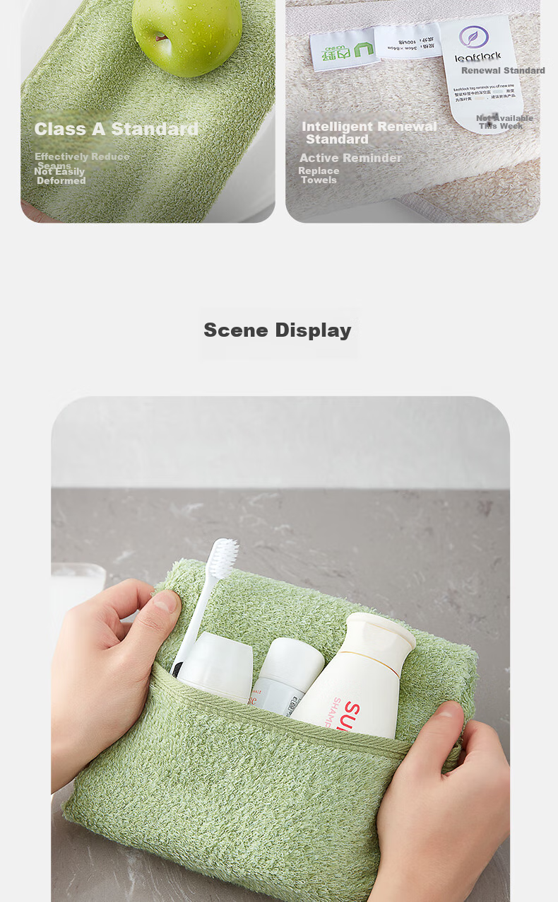 UCHINO Cloud Dream Unspun Xinjiang Long-Staple Cotton Face Towel, Class A Unspun Color-Woven Craft, Soft Absorbent Refreshing Label, Purple 11