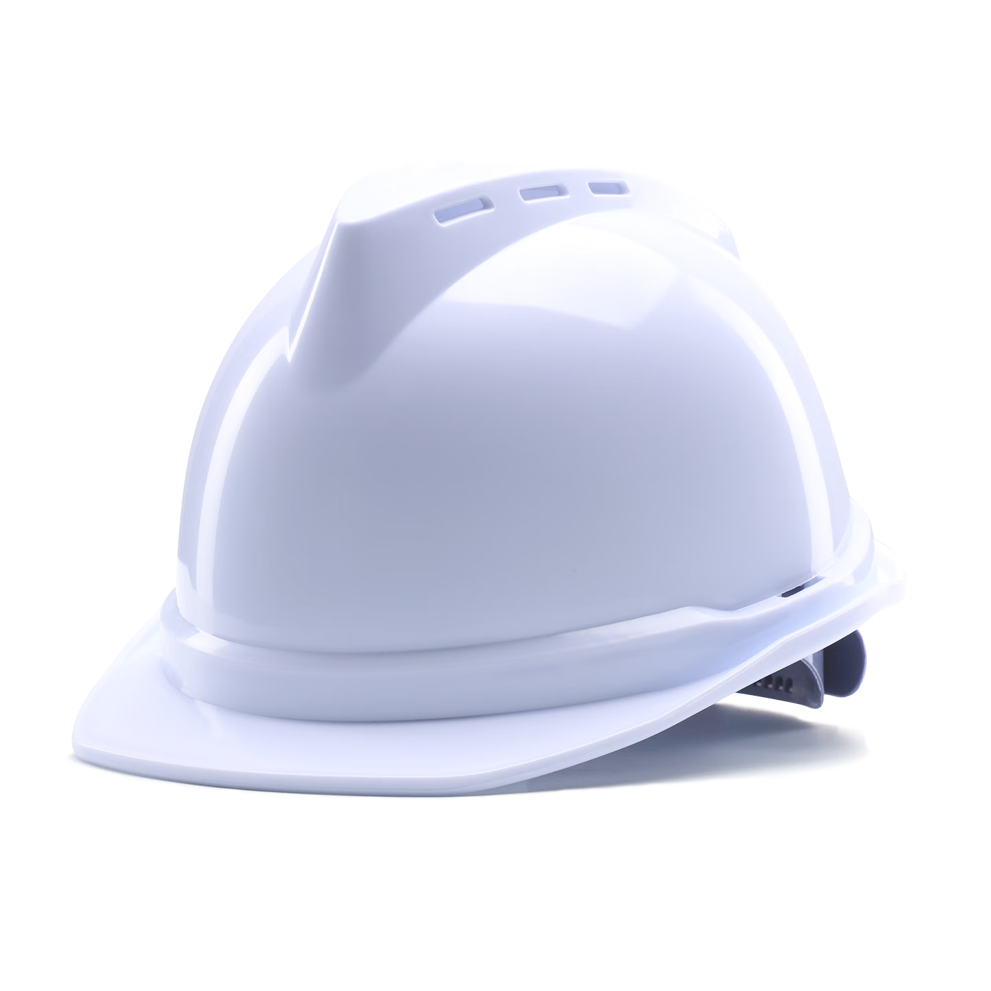 Nuoruisian Safety Helmet for Construction Sites, National Standard Anti-Smashing And Impact-Resistant, Electrically Insulated, High-Level Construction Engineering Helmet for Supervisors And Managers, V-Shaped Breathable, White