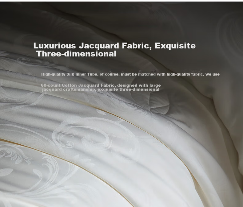 MIDO HOUSE Mingdu 60% Pure Cotton Silk Comforter, 100% Silk Spring And Autumn Quilt, Four Seasons Duvet, 220*240cm 11