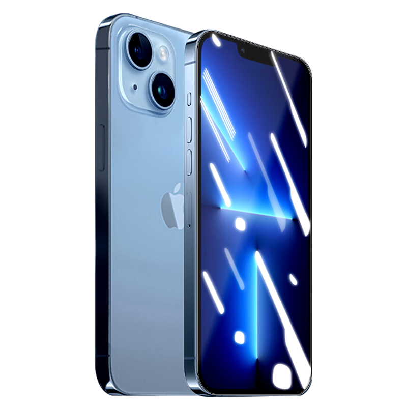 LANGLING [2 Pieces], Suitable for Apple 13 Pro Max Tempered Glass Screen Protector, IPhone 14 Plus/13 Pro Max Phone Film, HD Glass Anti-Drop Anti-Fingerprint Protective Film