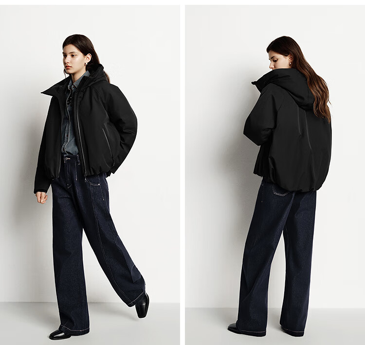 Semir Chen Duling 90% Down Short Puff Hem Protective Jacket for Women Winter 2025 109725113007 10
