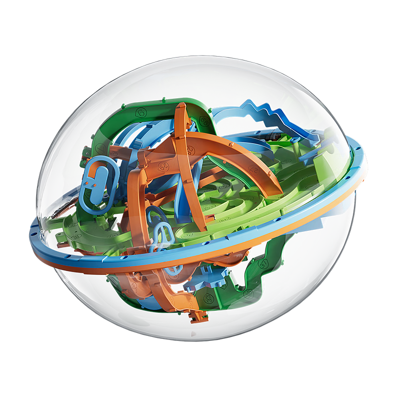 Taodudu Children's Toy Maze Ball, 3D Rotating Bead Puzzle, for Toddlers And Young Boys And Girls Aged 3-6, Birthday Gift for 8th Birthday, Size 10