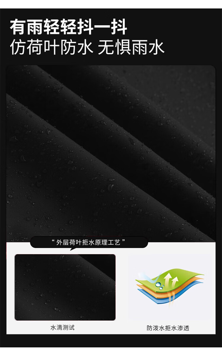 JEEP SPIRIT Men's Autumn Winter Casual Fleece Lined Warm Jacket Windproof Waterproof Outdoor Sports Black/Black 3XL 2