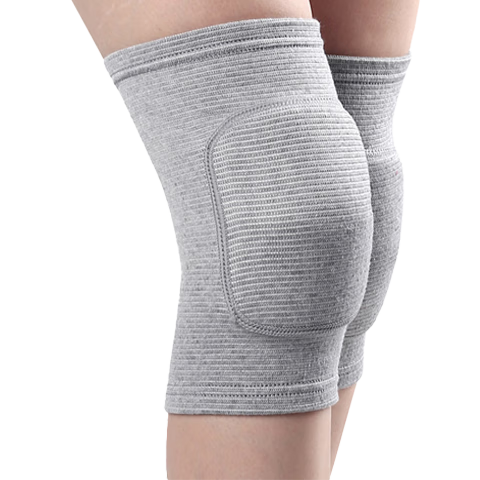 Langsha Sports Knee Pads Thick Sponge Breathable Comfortable Warm Knee Protection for Dance Fitness Men and Women
