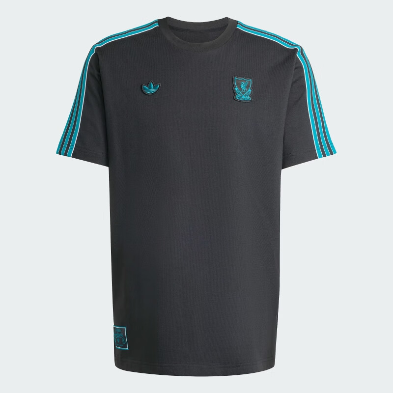 Adidas Men's Football Series, LFC ICON TEE Liverpool Football Short-Sleeve, JW5470, Black, 2XL 1