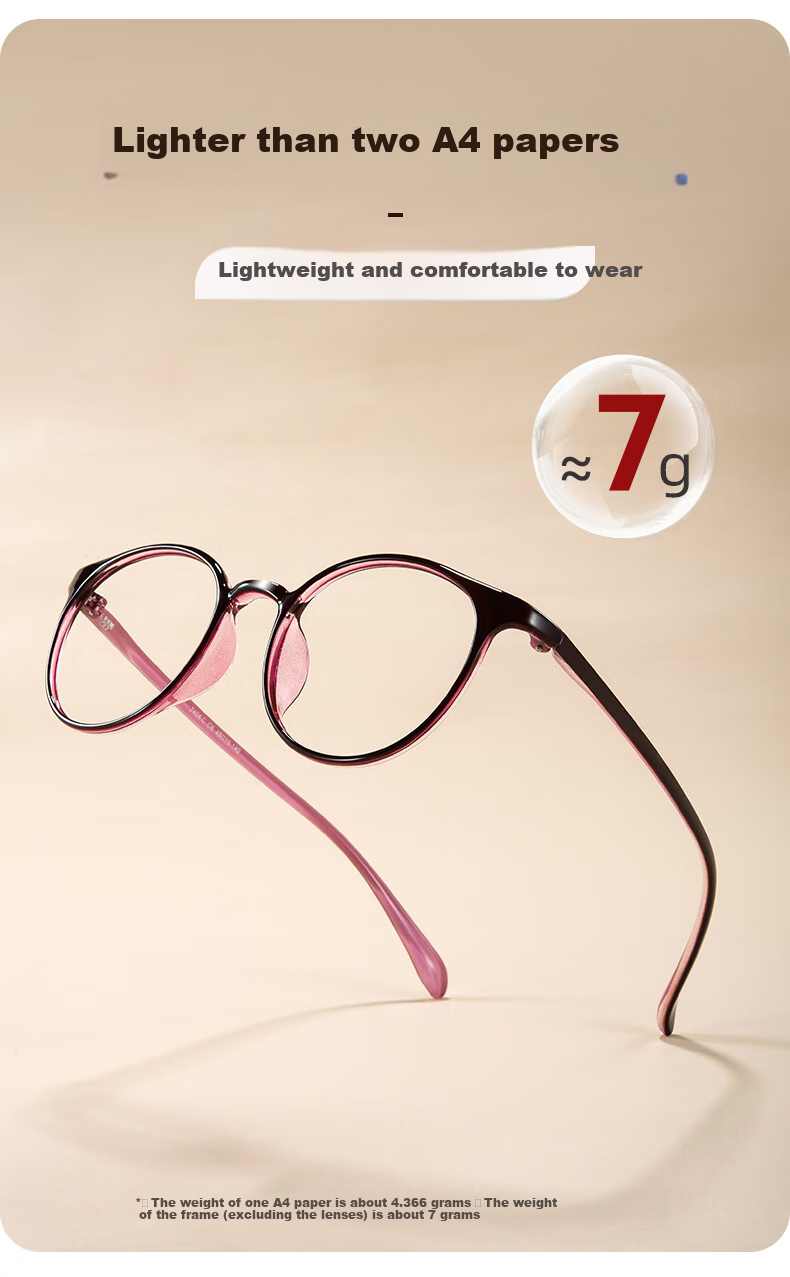 Yupintang Blue Light Blocking Reading Glasses for Women, Japanese Imported High Definition Reading Glasses for Men, TR Ultra-Light Reading Glasses, Gift for Mom, 7404 Authentic Product 7