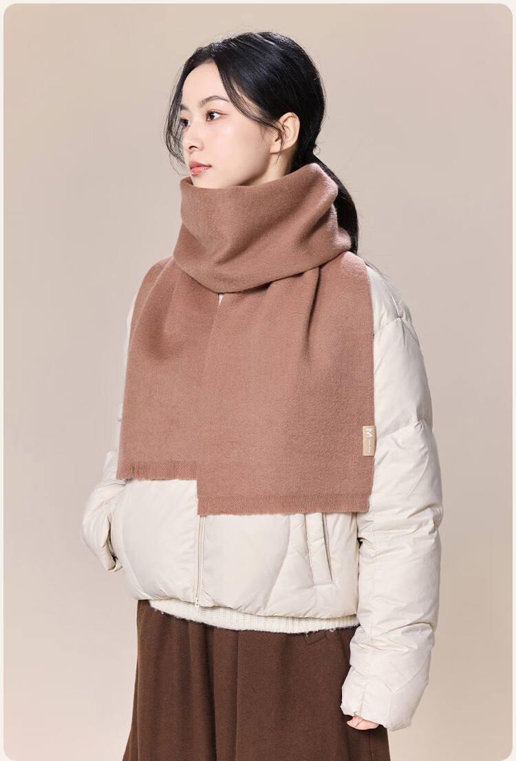 JIUMU Women's Cashmere Scarf Autumn Winter Warm Shawl Wool Neck Warmer Gift Box for Mother's Day Birthday 21