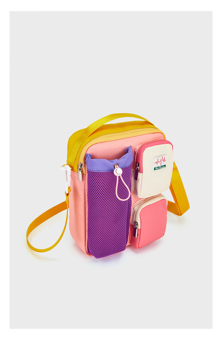 Three Duckling Lightweight Crossbody Bag Storage Bag Dopamine Casual Outdoor Sports Travel Multifunctional Single Shoulder Crossbody Backpack 14