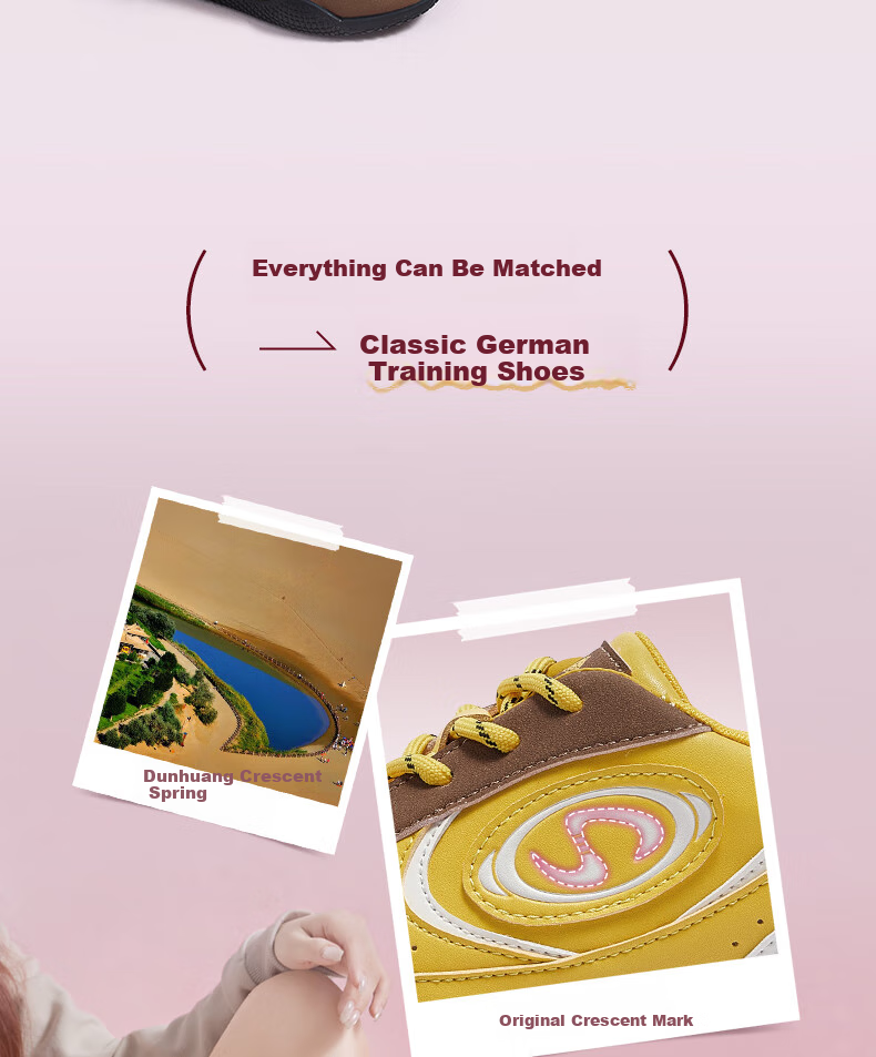 CAMEL Crescent 2.0 Dexun Women's Shoes, Multi-Color Patchwork, Height-Increasing, Athletic Casual Shoes, L25S577059C, Silver, Size 36 9