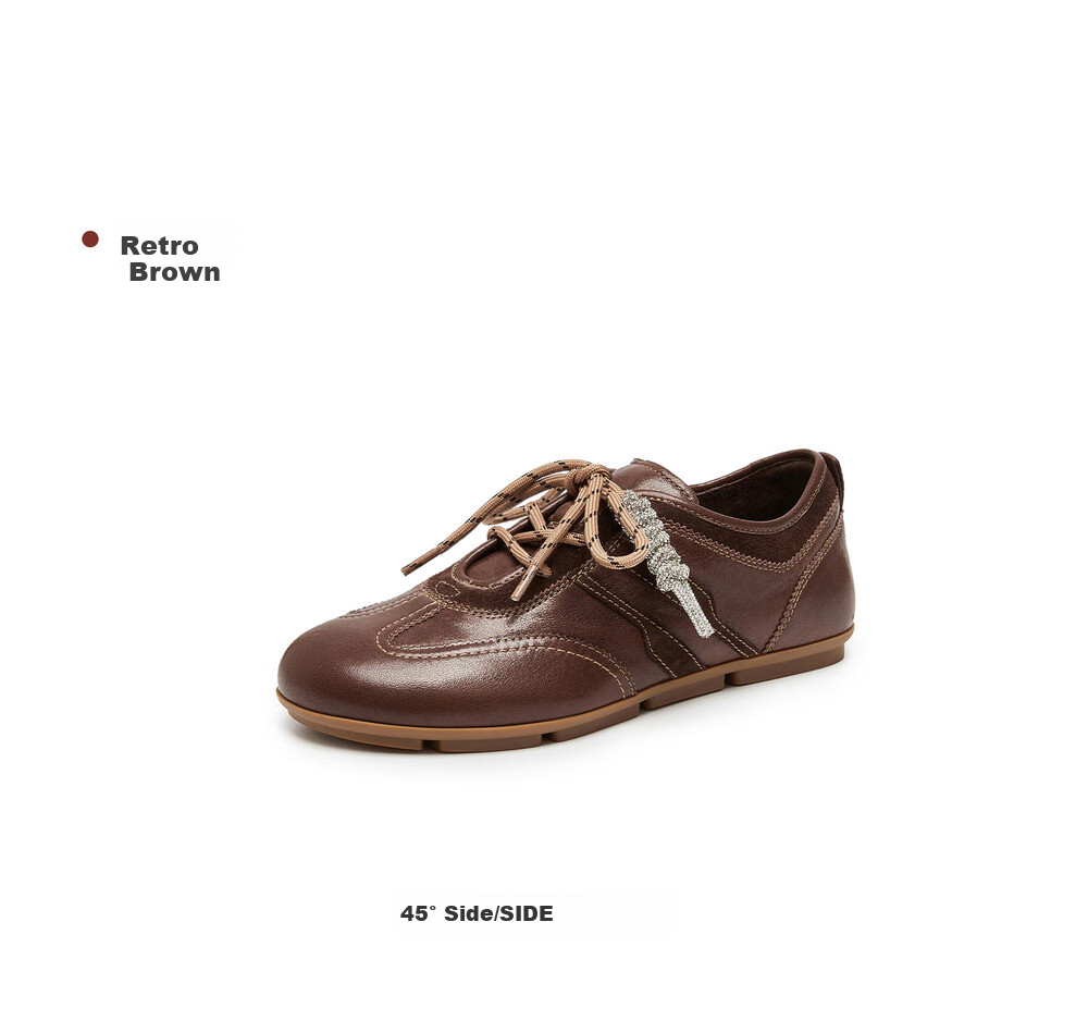 STACCATO Yang Mi Same Style Spring 2026 Small Keyboard Training Shoes Women's Shoes EG701AM6, Vintage Red, Size 40 23