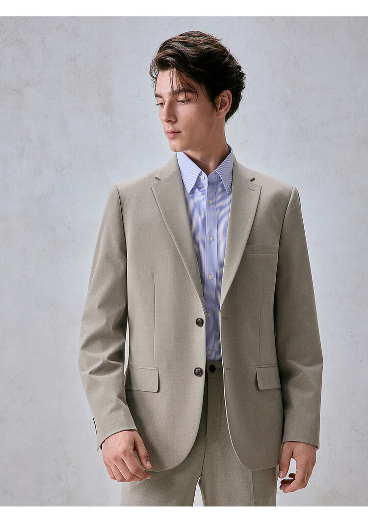 G2000 Antibacterial Multi-Stretch Business Formal Suit for Men, All-Season Office Wear 25