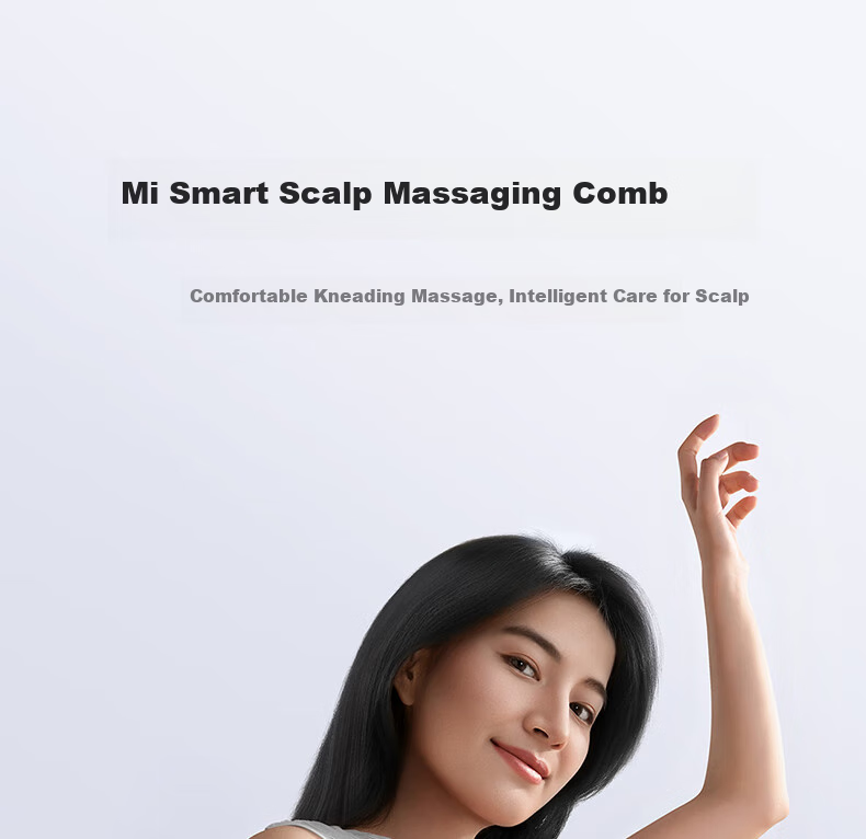 Mijia Head Massager Red Light Care Massage Comb Graphene Temperature-Sensing Intelligent Electric Scalp Massager Women's Day Gift Holiday Gift Box 1