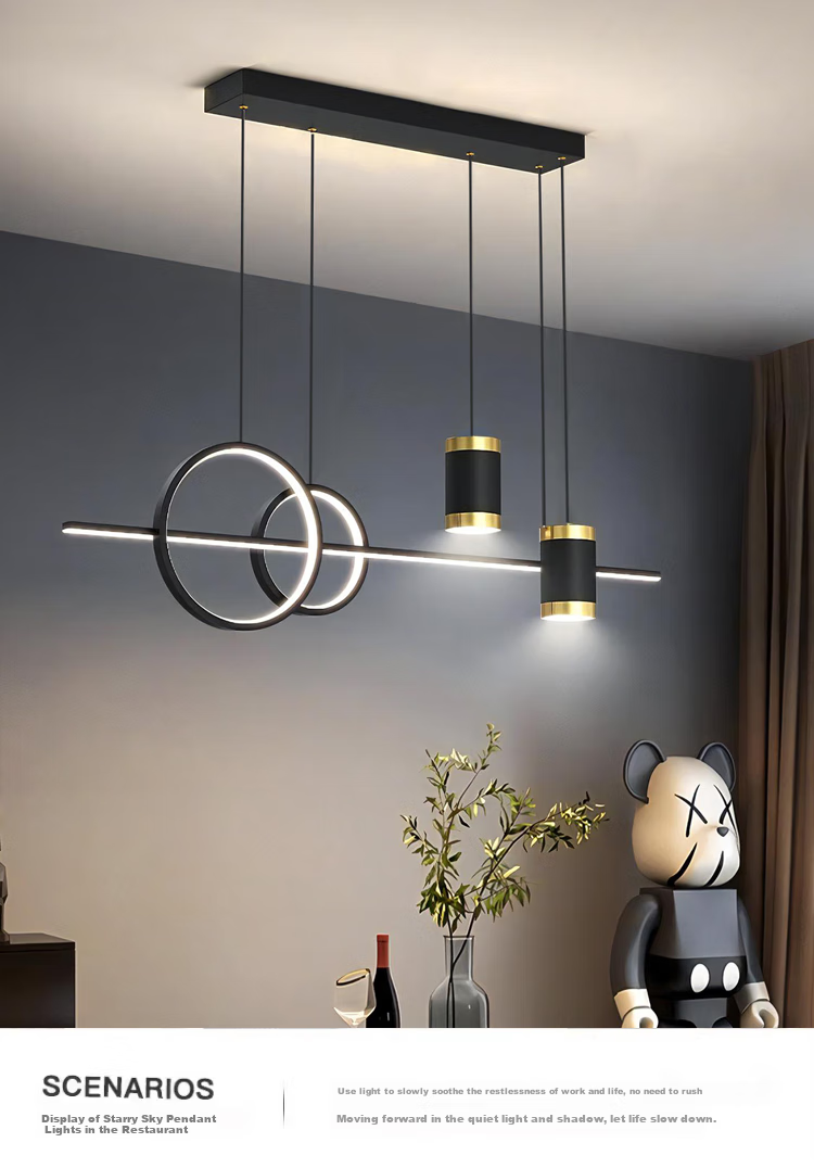 HD Full Spectrum Voice-Controlled Ceiling Light, LED Living Room Light, Bedroom And Dining Room Zhongshan Lighting Fixture, 26 Styles Whole House Set with Installation Included 11