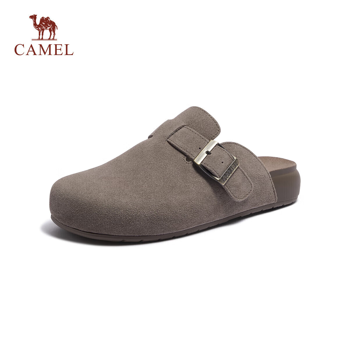 CAMEL Casual Slip-On Birkenstock Style Comfortable Shoes L26S700001 Gray (Upgraded Slip-On Version) Size 35