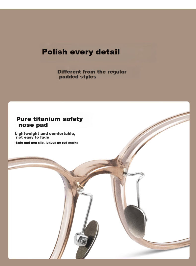 Gameking Myopia Glasses with Blue Light Protection And Radiation Protection for Men And Women, Prescription-Ready Non-Prescription Protective Eyewear GK006 Translucent Brow 8