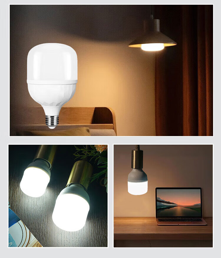 Gongtai LED Bulb 10W White Light 6500K E27 Screw Base Replacement Light Source High Brightness Energy Saving GT-TQP10 3