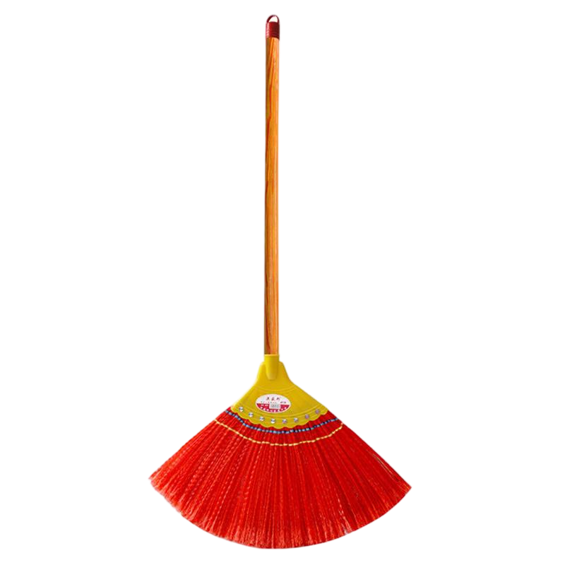 CIRY Courtyard Hard Bristle Broom Sanitation Broom School Factory Road Surface Water Single Ordinary Broom Outdoor Broom